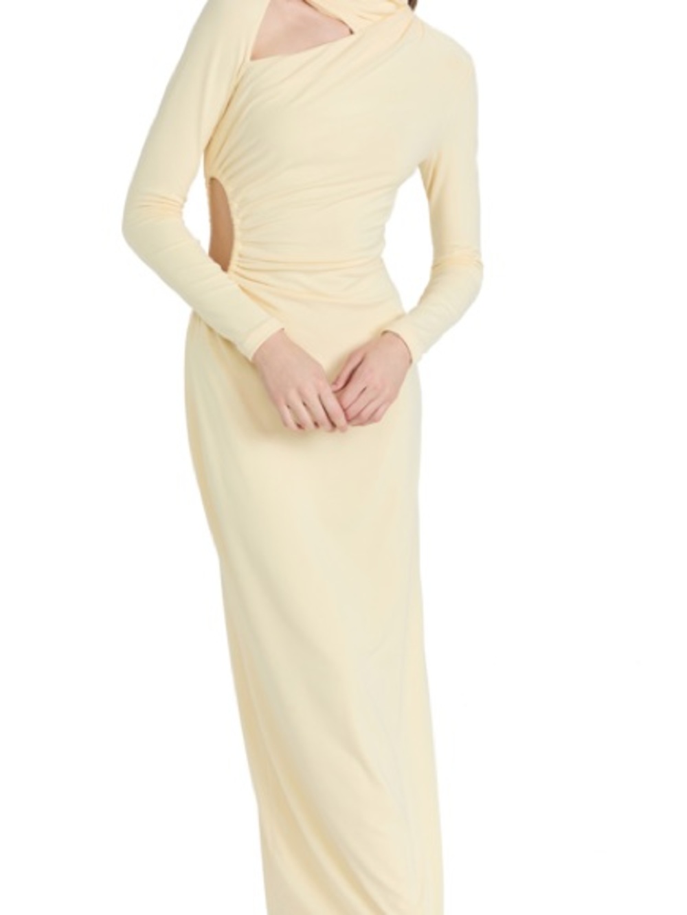 SIGNIFICANT OTHER LIANA BITTER YELLOW DRESS